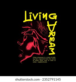 Urban streetwear design for printed t-shirts, jackets, sweaters and more. slogan typography