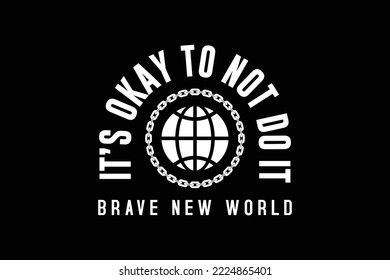 Urban Streetwear do it design template vector