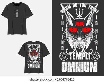 Urban Streetwear Graphic Design
Dark Neko Templi Omnium