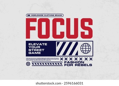 Urban streetwear graphic tee design templates