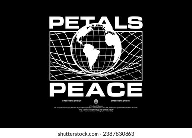 Urban streetwear Motivational quotes graphic tee vector design