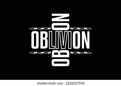 Urban streetwear oblivion template vector design