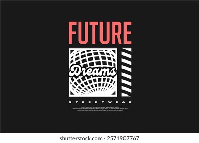 Urban streetwear quotes graphic tee vector design templates