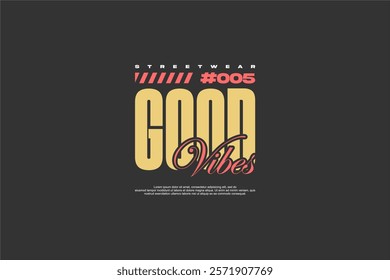 Urban streetwear quotes graphic tee vector design templates