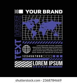 urban streetwear t shirt concept