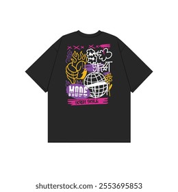 Urban Streetwear Tshirt Design ready to print