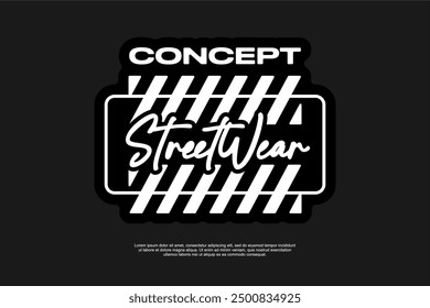 urban streetwear vector element fuor fashion suitable for printing