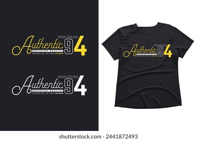 Urban Style Authentic Sportswear Premium Quality T-Shirt Design