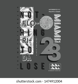 urban style denim typography graphic design t shirt
