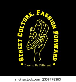 Urban Style Design Aesthetic, Casual Fashion Street Wear. With Slogan Typography, and Line Art Illustration. for screen printing t-shirts, jackets