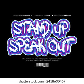 Urban Style Design Aesthetic, Casual Fashion Streetwear, Slogan Typography. for screen printing t-shirts, jackets