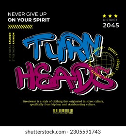 Urban Style Design Aesthetics, Casual Fashion, Streetwear, Typography. for screen printing t-shirts, jackets.