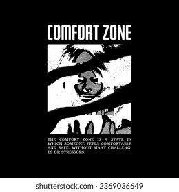 Urban Style Design, Black and White Texture, Streetwear and Typography. For screen printing designs for t-shirts, jackets and sweaters.