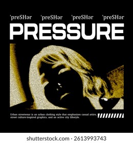 Urban Style Design, Black and White Texture, Streetwear and Typography. For screen printing designs for t-shirts, jackets, posters and sweaters.