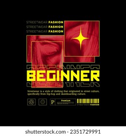 Urban Style Design. Screen Printing Design for Shirts, Jackets, Sweaters and More. Text Slogan, Vector Illustration.