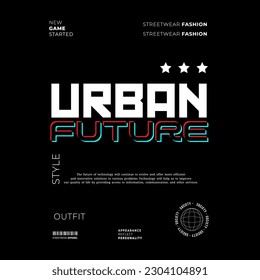 Urban Style Design, Streetwear and Typography. For Screen Printing Designs for T-shirts, Jackets and Sweaters.