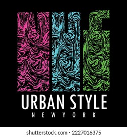 Urban Style typography design t-shirt print vector illustration