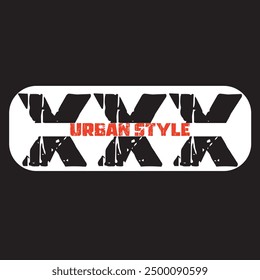 urban style typography graphic print , Abstract fashion drawing and creative design for t-shirts, mugs, graphic tee, sweatshirt, cases, etc. Illustration in modern style for clothes