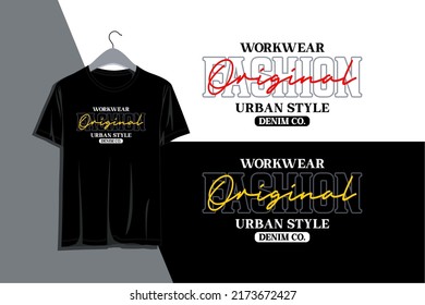 Urban style typography for print t shirts