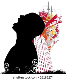urban style vector illustration