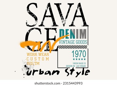 urban text splash t shirt print patterns. t shirt graphics print vector illustration design, typography street art graffiti slogan print vector