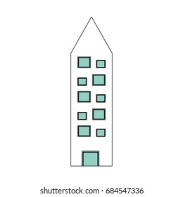 Urban tower building