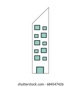 Urban tower building