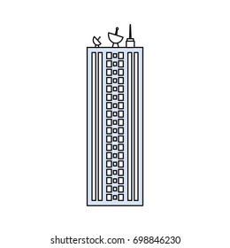 Urban tower building