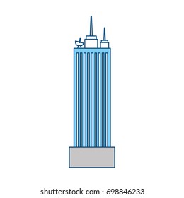 Urban tower building
