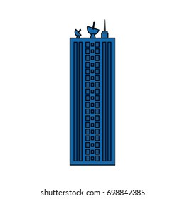Urban tower building