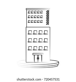 Urban tower building