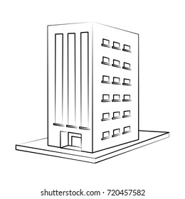 Urban tower building