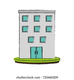 Urban tower building