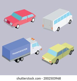 Colección de imágenes vectoriales de ilustraciones de transporte 