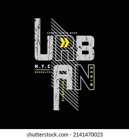 Urban t-shirt and apparel design