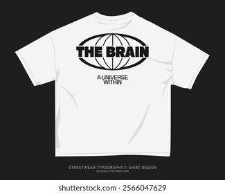 Urban T-shirt Design for Print on Demand. Streetwear T-shirt Design Vector, Typography Quotes Graphic T shirt for Print. Street Style. Merch Design, Clothing Design, Simple Graphic Tee Shirt