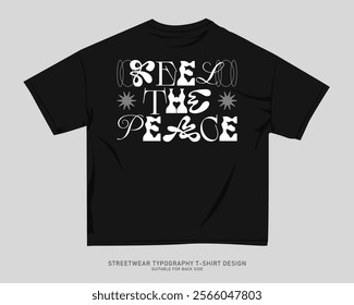 Urban T-shirt Design for Print on Demand. Streetwear T-shirt Design Vector, Typography Quotes Graphic T shirt for Print. Street Style. Merch Design, Clothing Design, Simple Graphic Tee Shirt