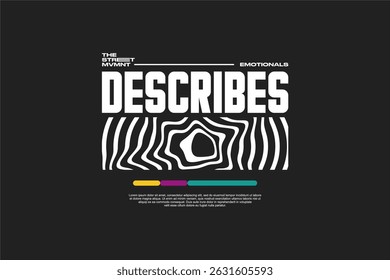 urban tshirt streetwear fashion design vector suitable for printing	