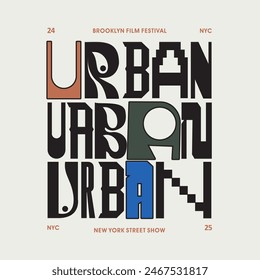 Urban typography slogan for t shirt printing, tee graphic design, vector illustration.