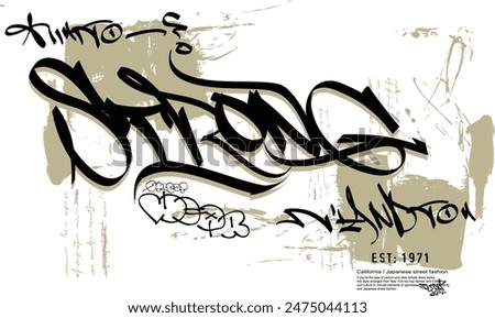 Similar – Image, Stock Photo flutter man Spray Tagger