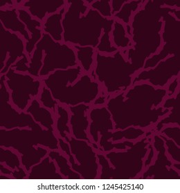 Urban UFO camouflage of various shades of red and dark pink colors. It is a colorful seamless pattern that can be used as a camo print for clothing and background and backdrop or computer wallpaper