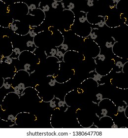 Urban UFO camouflage of various shades of grey, black and yellow colors. It is a colorful seamless pattern that can be used as a camo print for clothing and background and backdrop or wallpaper