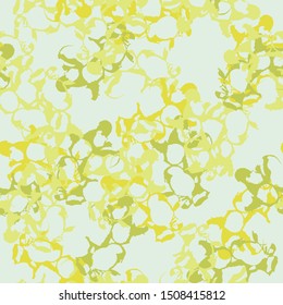 Urban UFO camouflage of various shades of yellow, grey and green colors. It is a colorful seamless pattern that can be used as a camo print for clothing and background and backdrop or wallpaper