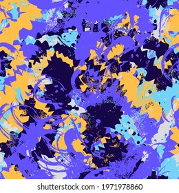 urban unique seamless abstract colorful pattern for prints, texture, textile