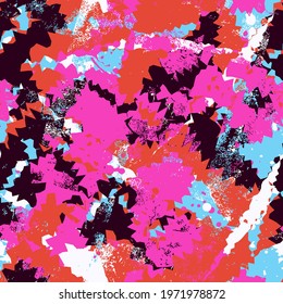 urban unique seamless abstract colorful pattern for prints, texture, textile