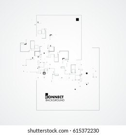 Urban vector architectural background for your architectural plan, technical project, abstract design