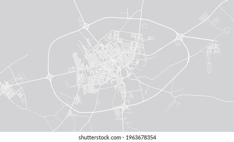 Urban vektorcity map of Ar Rass, Saudi Arabien, Naher Osten