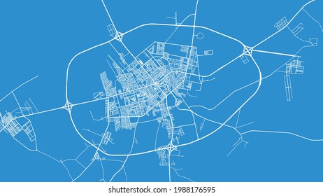Urban vector city map of Ar Rass, Saudi Arabia, Middle East