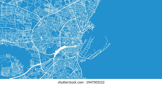 Mapa urbano vectorial de Artus, Dinamarca