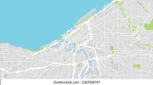 1,872 Cleveland Map Images, Stock Photos & Vectors | Shutterstock